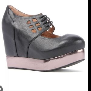 Jeffrey Campbell Raid Black Kidskin